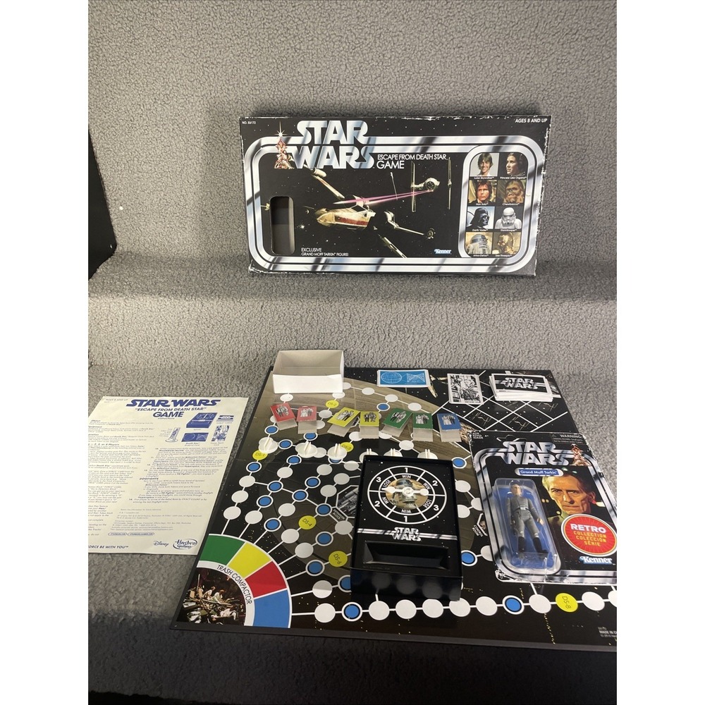 Star Wars 1977 Vintage Board‎ Game Escape From Death Star Missing One Piece